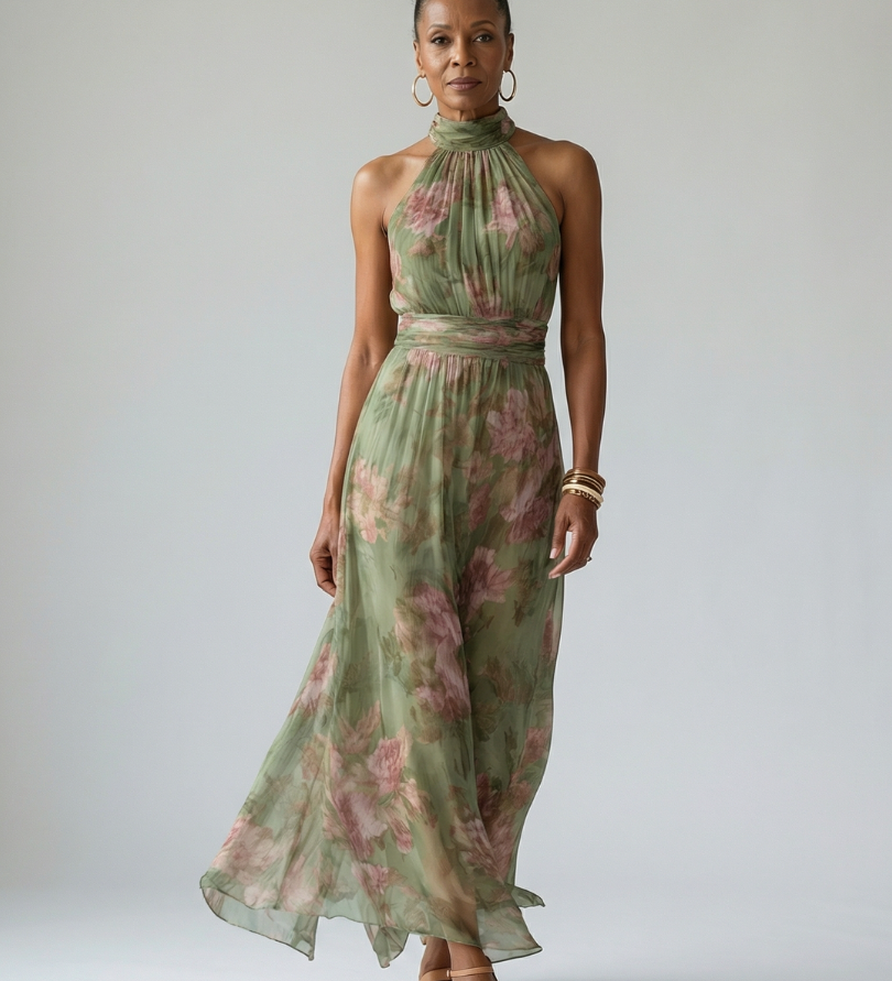 Naomi | Halter Maxi Šaty