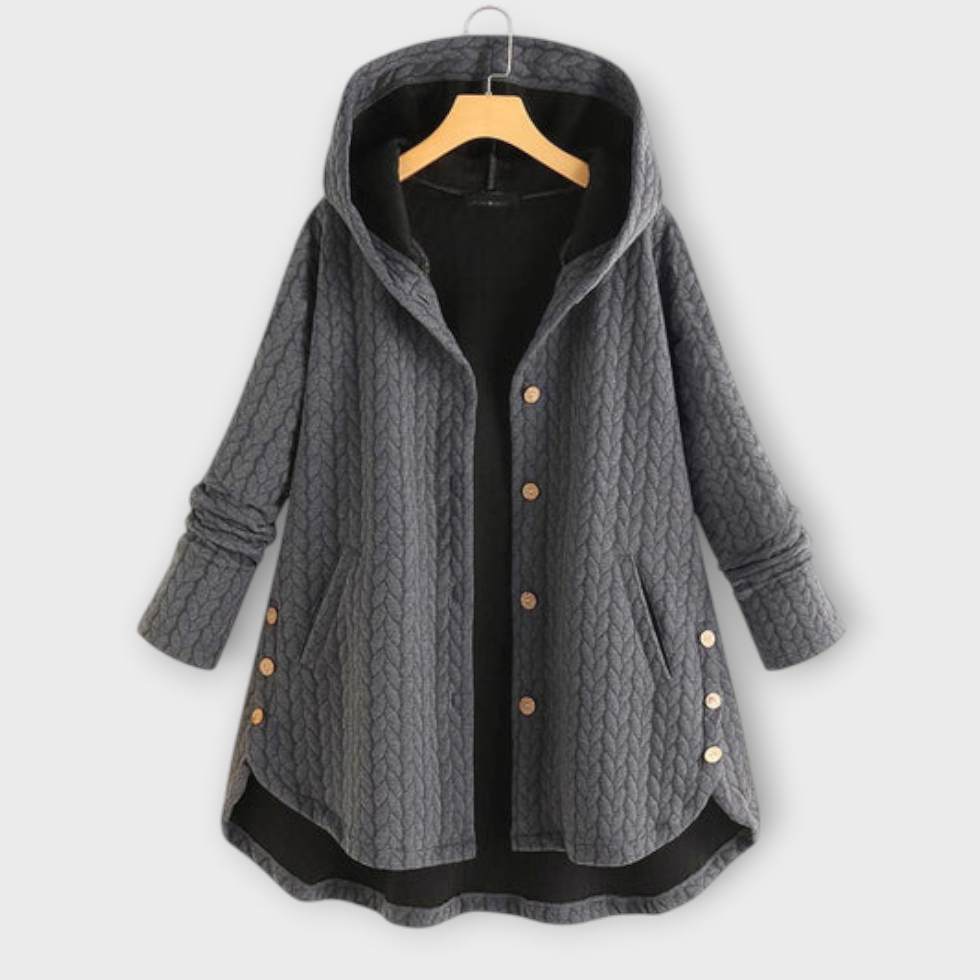 Leslie - Teplá Button-Up Bunda