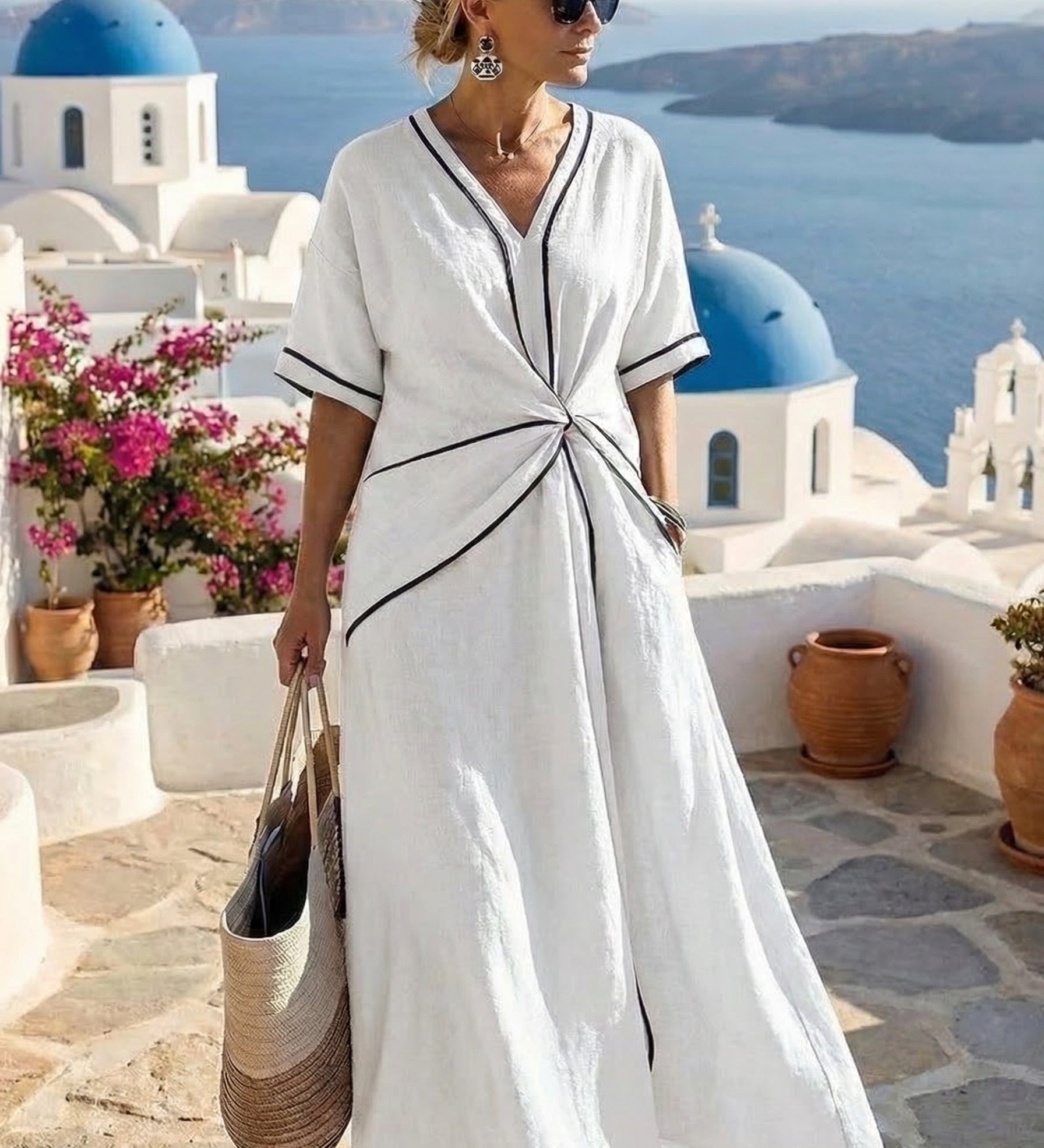Santorini™ Letní šaty pro Evu