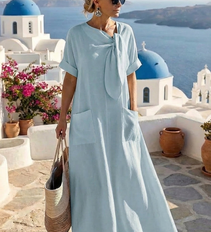 Eliška™ Elegante šaty s kapsami